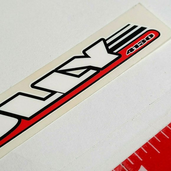 Vintage NOS Red BULLY 4130 Decal Sticker Old School BMX Bike Bicycle - Picture 3 of 3